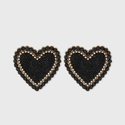 SUGARFIX by BaubleBar Beaded Heart Stud Earrings | Target