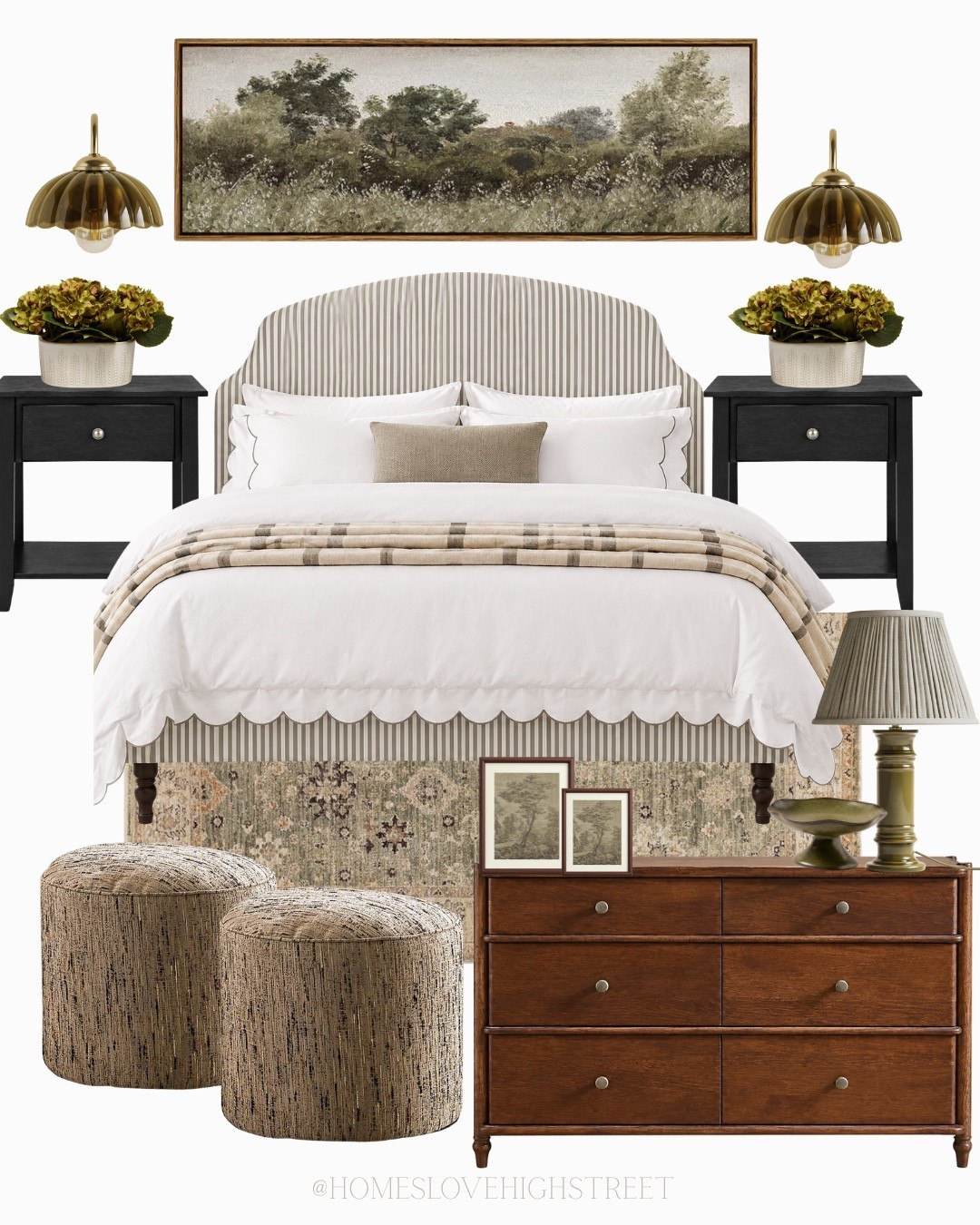 Soft stripes, warm wood, vintage touches & plenty of texture 🤍 A bedroom made for slow mornings and cosy nights. 

Rug is Wayfair.

Linked on our LTK saved to Sep highlights ✨

#bedroominspo #bedroomfind #cosybedroom #timelessdecor #bedroomfurniture

#LTKuk #LTKhome #LTKeurope