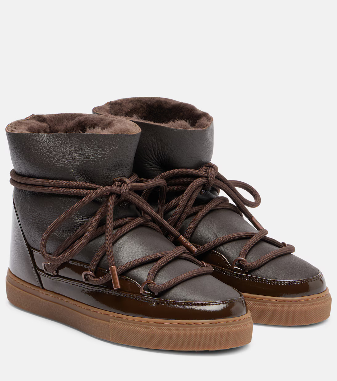 Gloss leather snow boots | Mytheresa (US/CA)