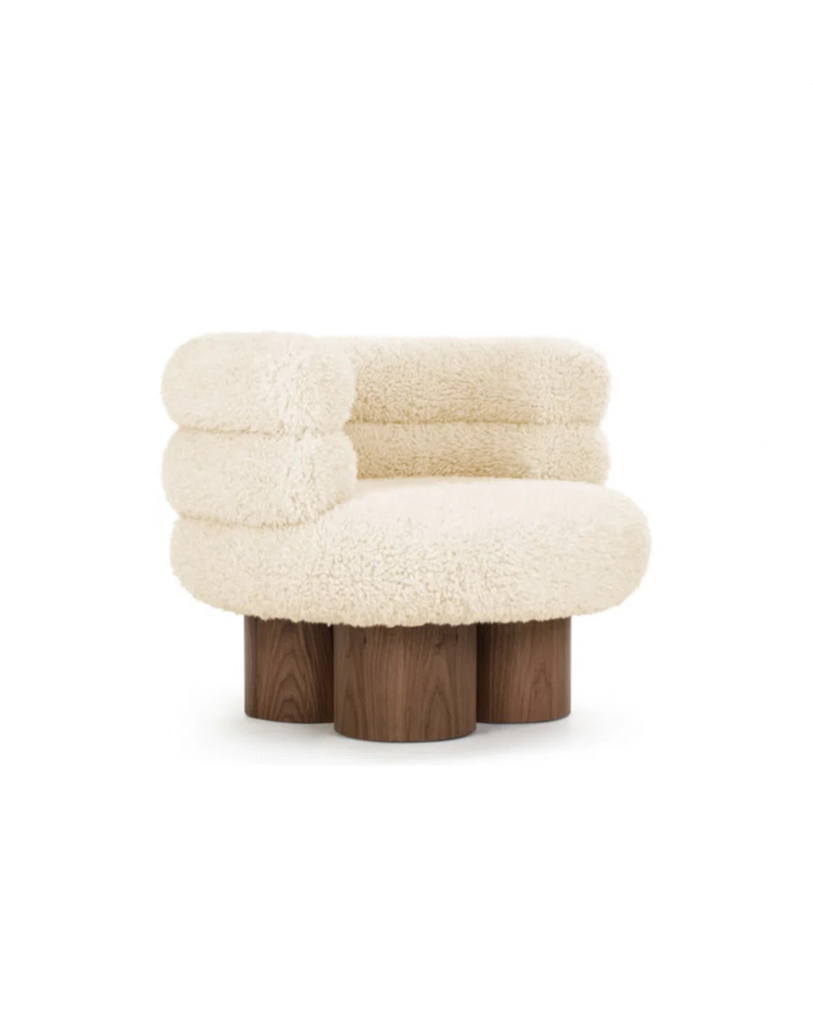 Lana Durable Sherpa Fleece Accent Chair | Wayfair North America
