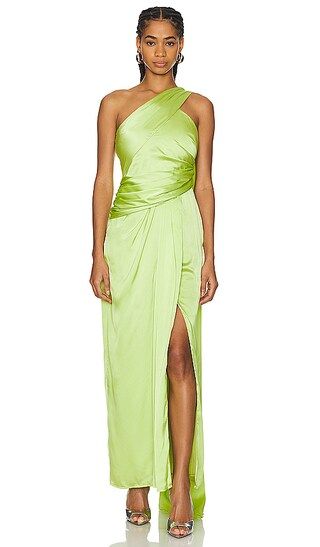 Eden Dress in Lime | Revolve Clothing (Global)