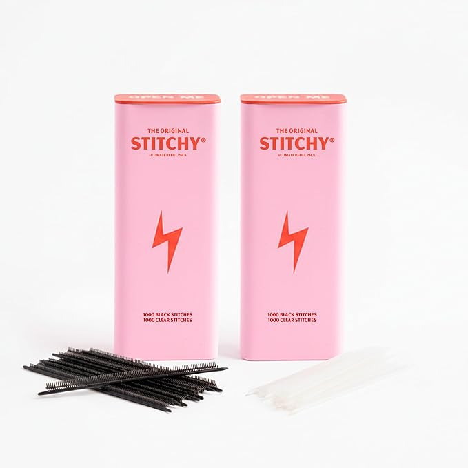 Tucky Stitchy Micro Fasteners, Black & White, 4000 Count, 2 Pack | Amazon (US)