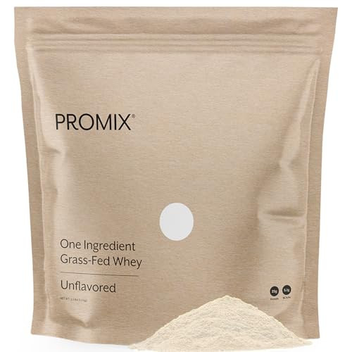 ProMix Nutrition One Ingredient Whey Protein Powder, 25g Protein per Serving, Sugar Free, Soy Free, Unflavored - 32 Servings | Amazon (US)