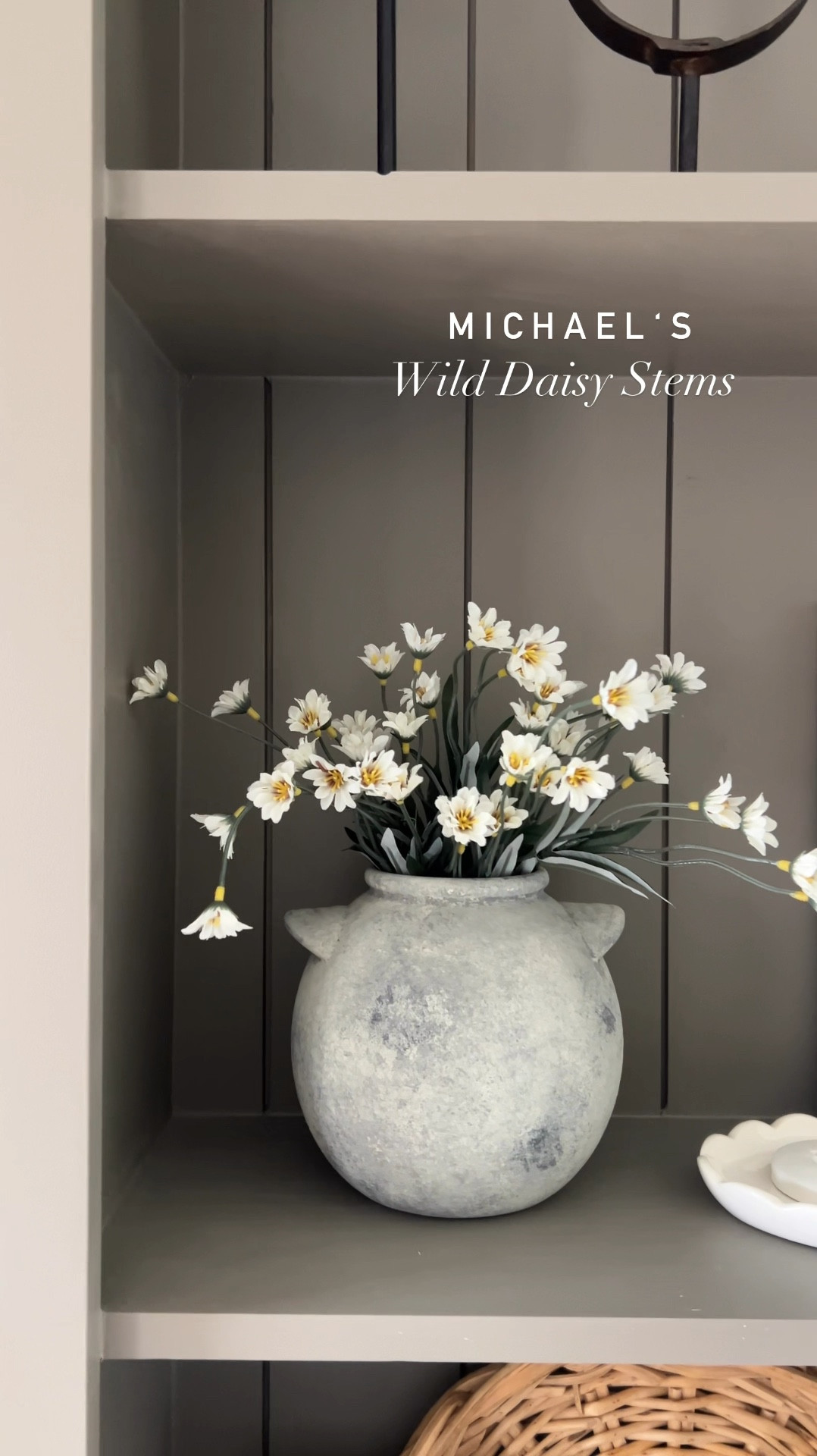 Michaels | spring stems | home decor | shelf styling | Target | tray | scalloped tray
I used 2 stems in this vase

#LTKHome #LTKFindsUnder50 #LTKMostLoved