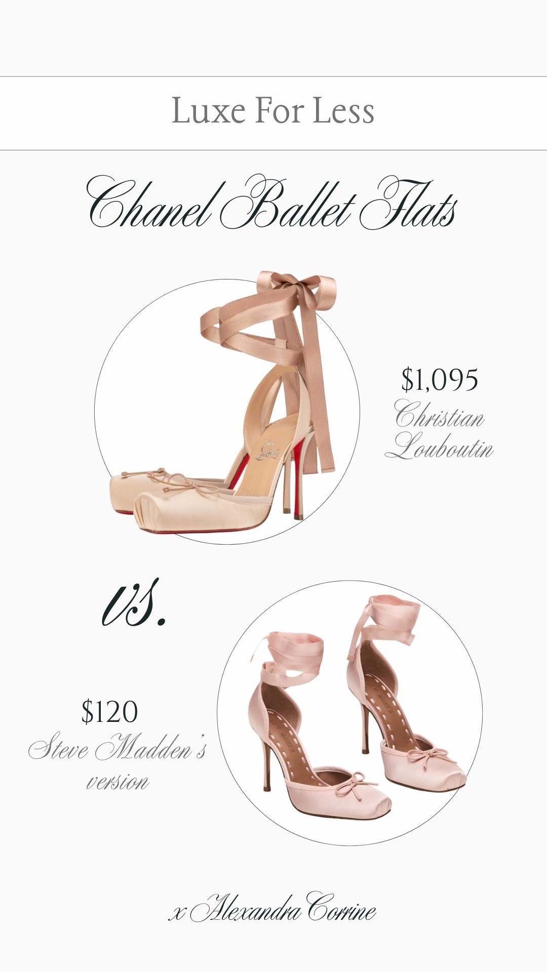 Luxury for less: ballerina heels from Steve Madden 🩰🤍

Bougie on a budget, dupe, designer dupe, luxe for less, sale, trending shoes, heels, Christian Louboutin 

#LTKSaleAlert #LTKShoeCrush