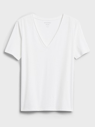 Luxe Touch V-Neck T-Shirt | Gap (US)