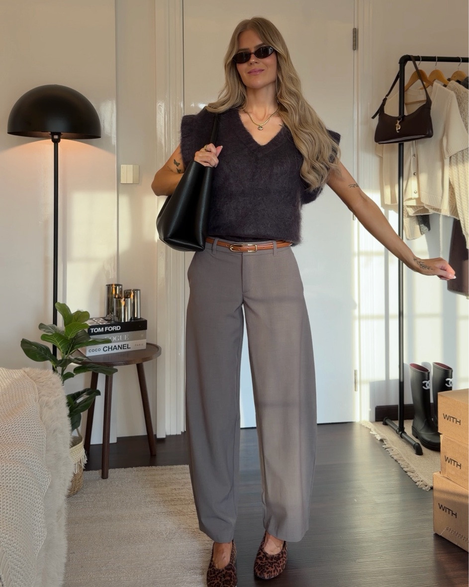 H&M Autumn Haul🍂 OUTFIT 5✨ 
Pants: size 6
Knit vest: size XS
Shoes: true to size

#LTKFashionMonth #LTKautumn #LTKstyletip