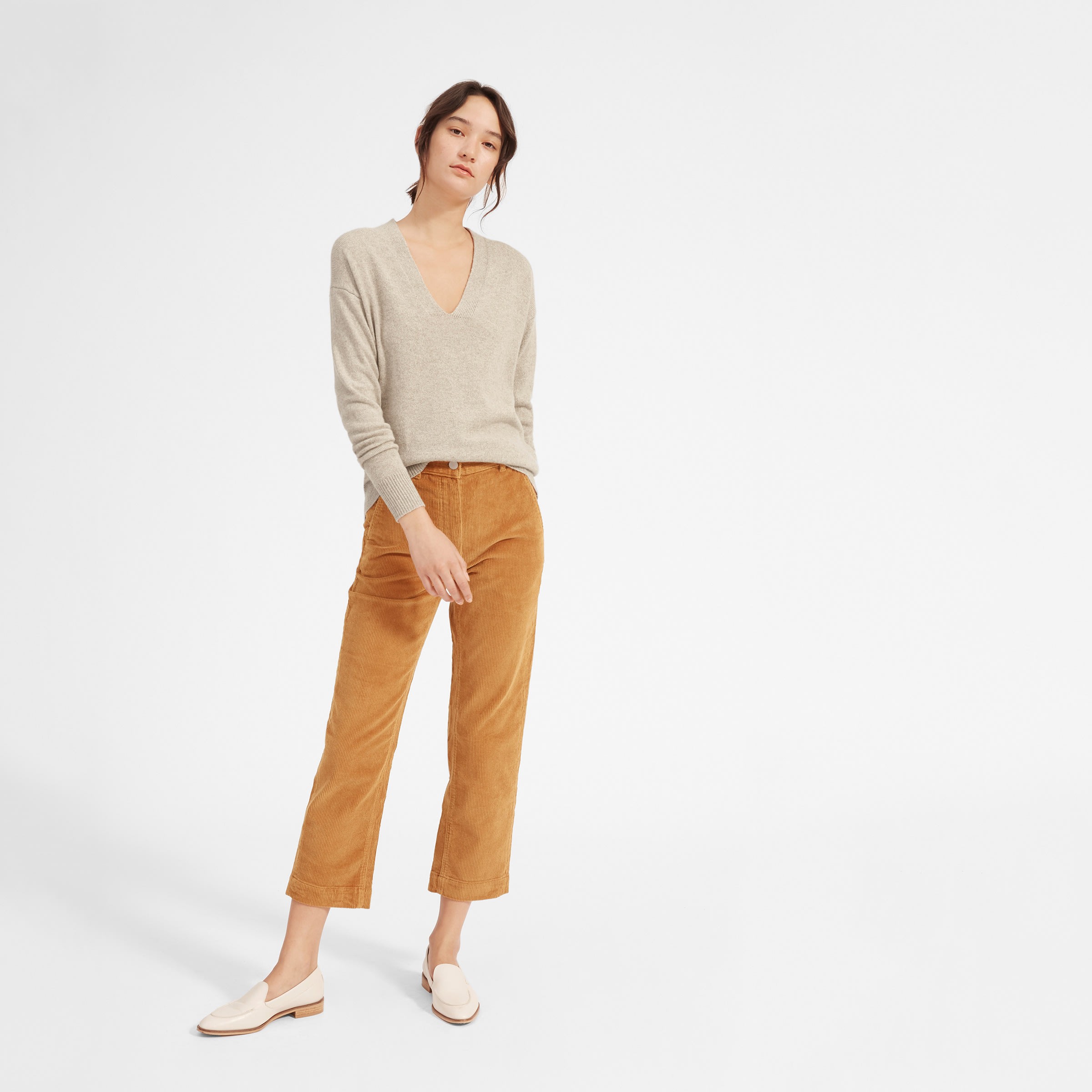 The Cashmere Oversized V-Neck | Everlane