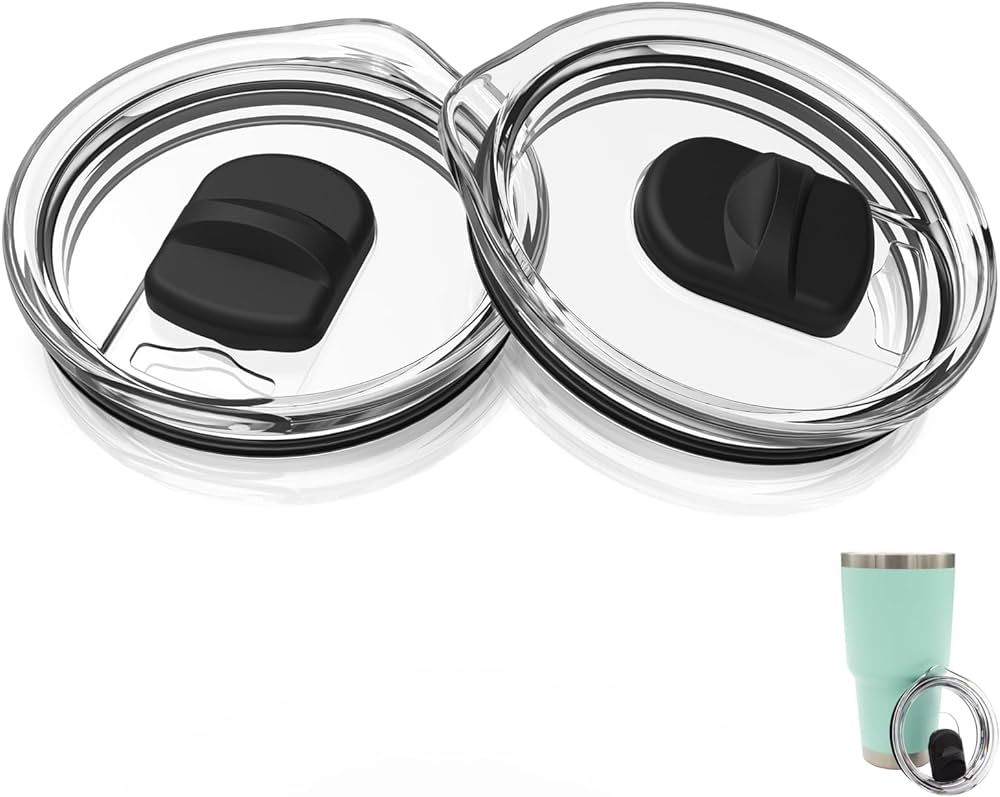 30 oz Tumbler Lid for YETI Rambler Magnetic Slider Lid Splash Resistant Replacement Lid for 30 oz... | Amazon (US)