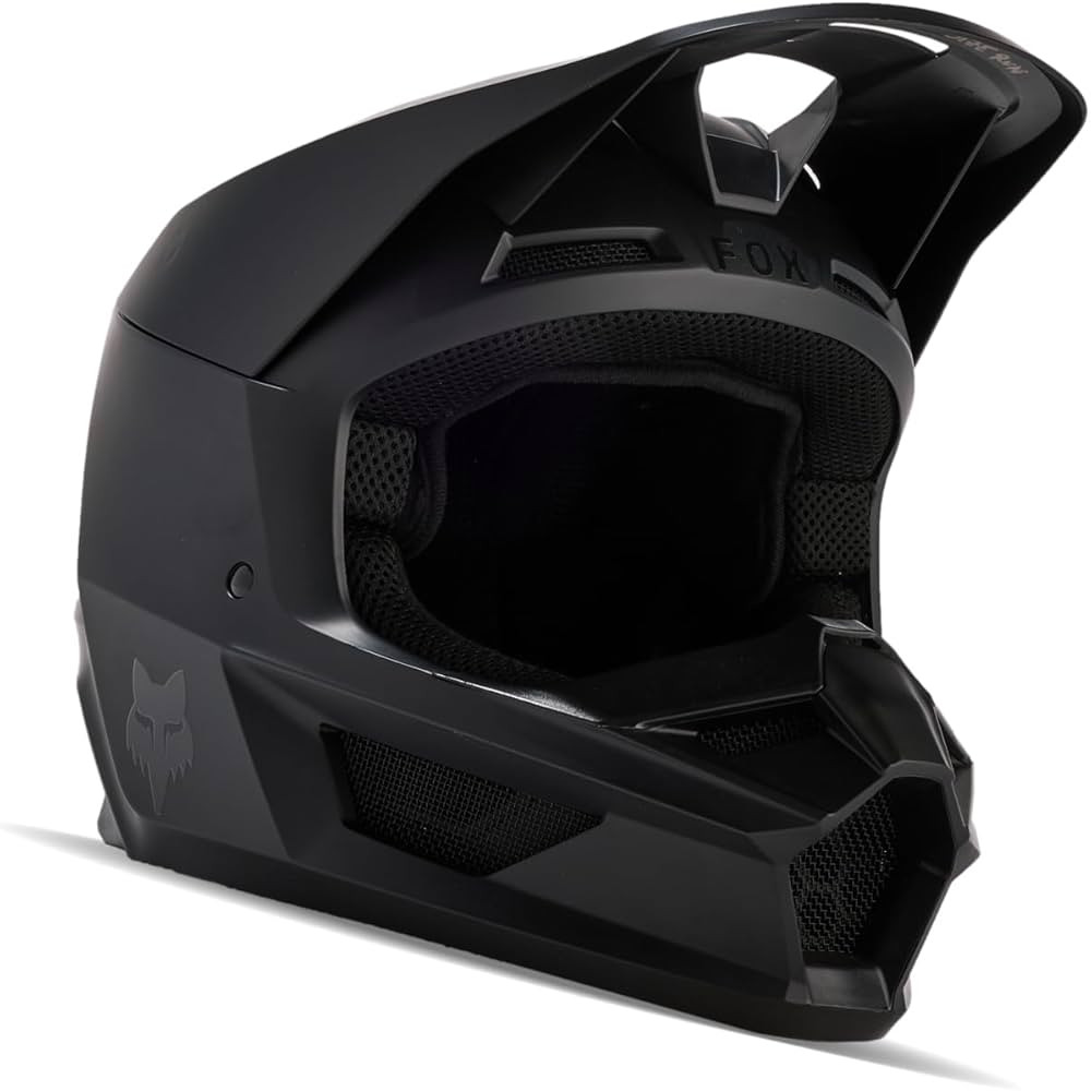 Fox Racing Unisex V1 Core Motocross Dirt Bike Helmet, Matte Black, Medium | Amazon (US)
