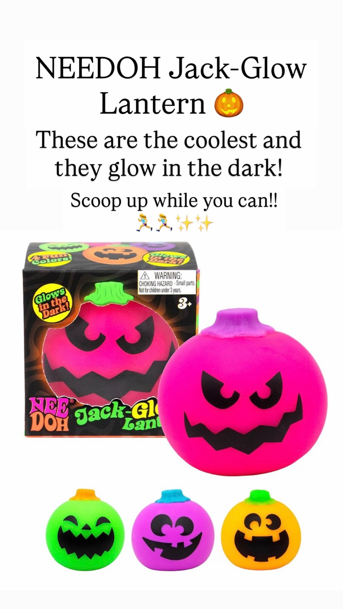 NEEDOH glow in the dark pumpkin squish

#LTKKids