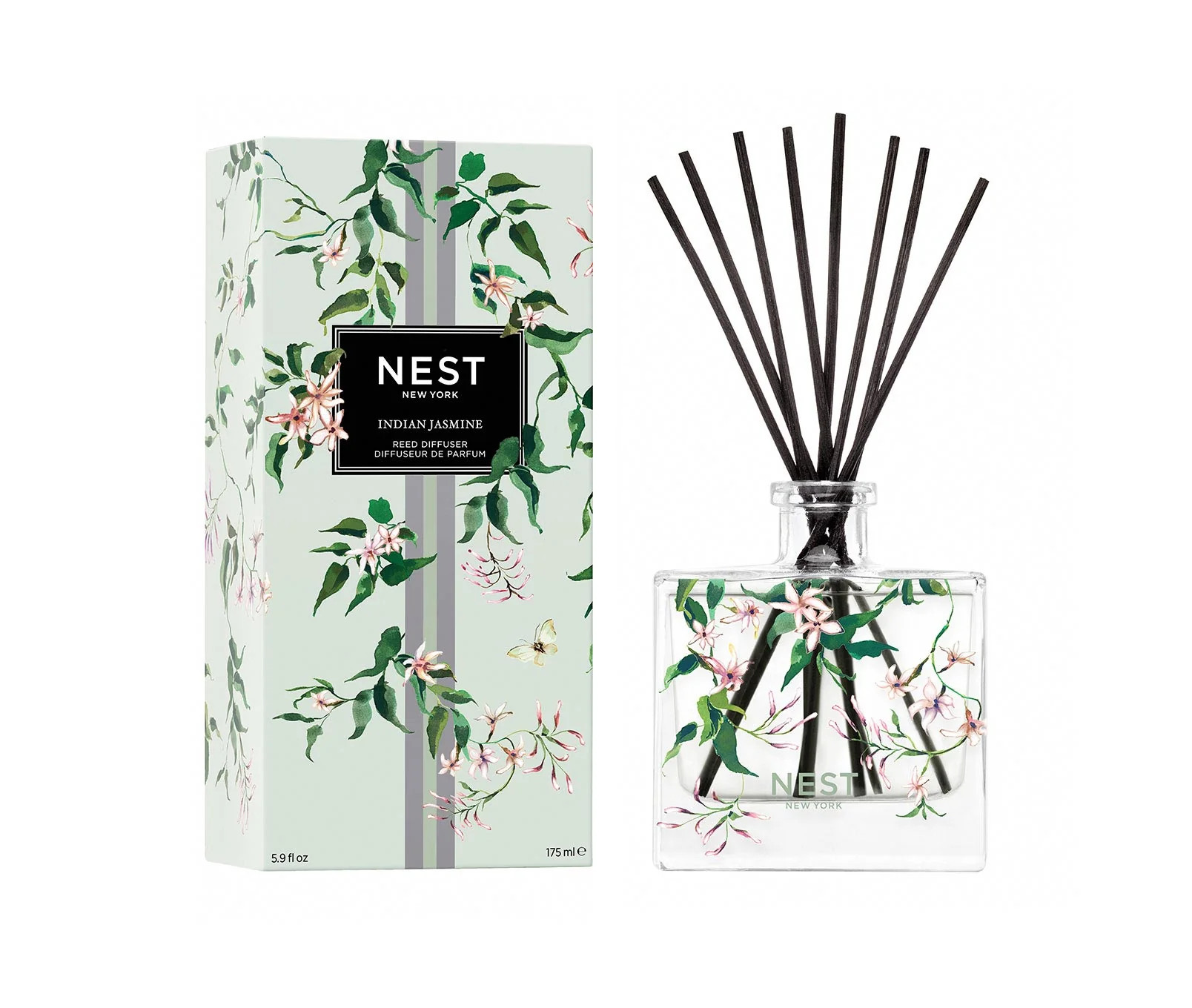 Indian Jasmine Decorative Reed Diffuser | NEST Fragrances