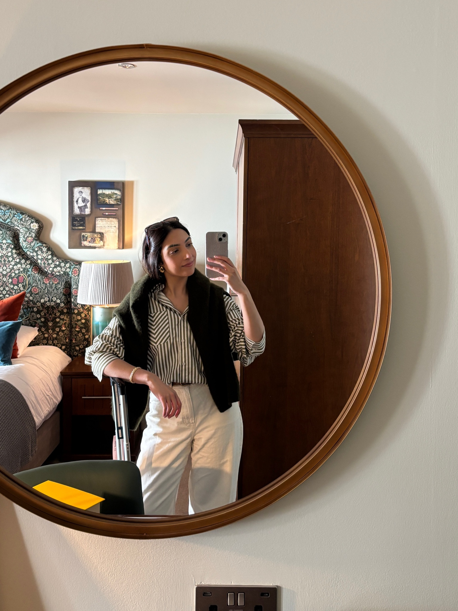 summer casual outfit, white wide leg jeans, wide leg jeans, cream jeans, striped shirt, green shirt, cotton oversized shirt, tan belt, coach reversible belt, abercrombie jeans, uniqlo, barrel trousers, barrel jeans

#LTKfindsunder50 #LTKSeasonal #LTKeurope