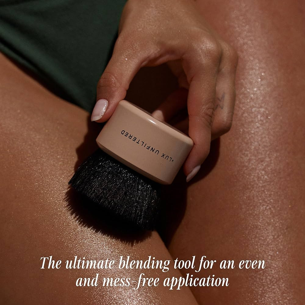 + Lux Unfiltered Blending Body Brush - Self Tanner Brush - Kabuki Blending Applicator for Self Ta... | Amazon (US)