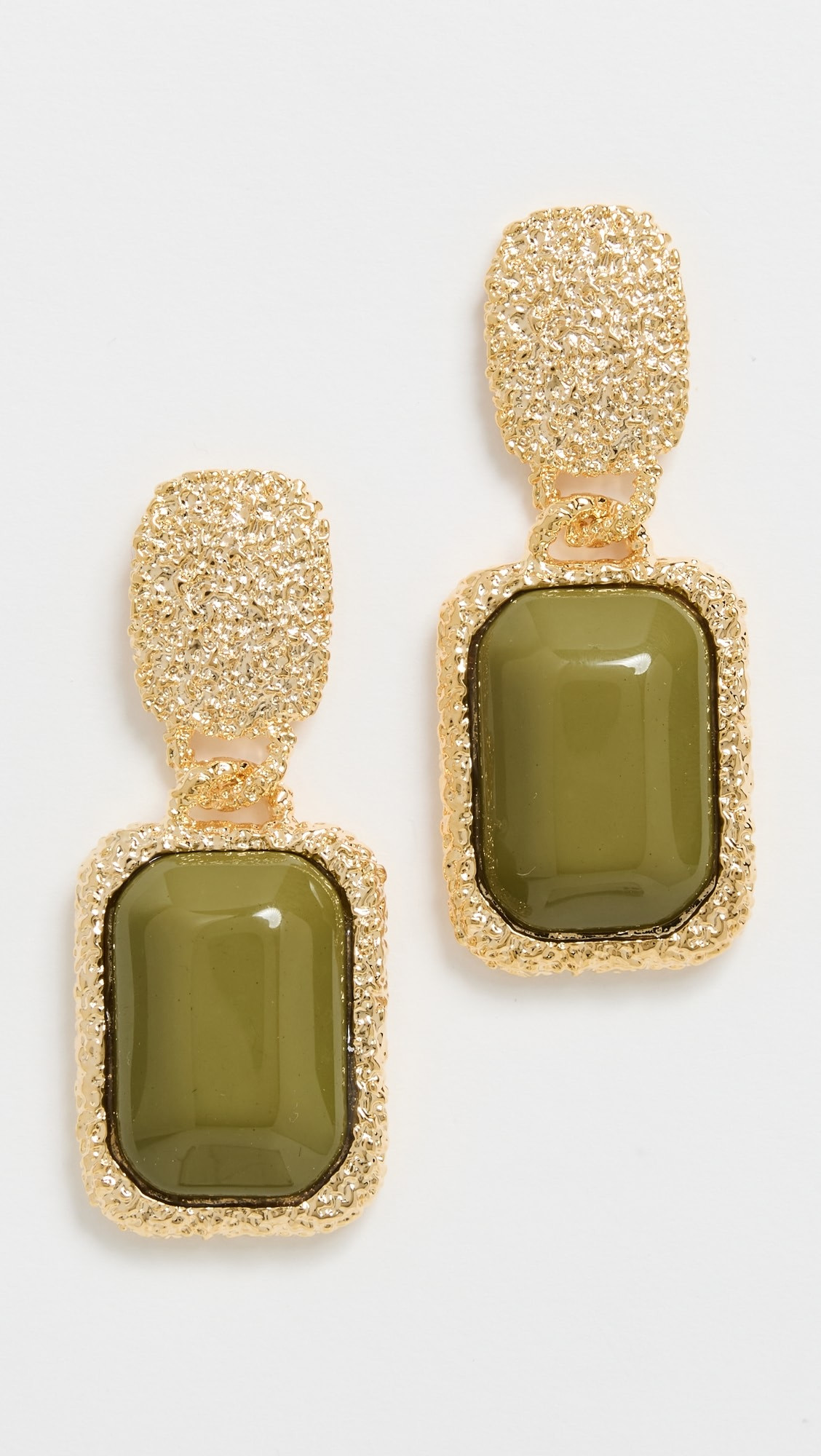 Colored Gem Drop Earrings | Shopbop