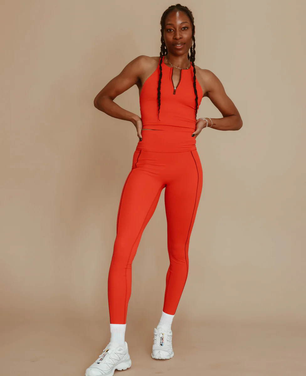 Sculpt NFS Basic Legging - Rockin Red | Cara Loren Active