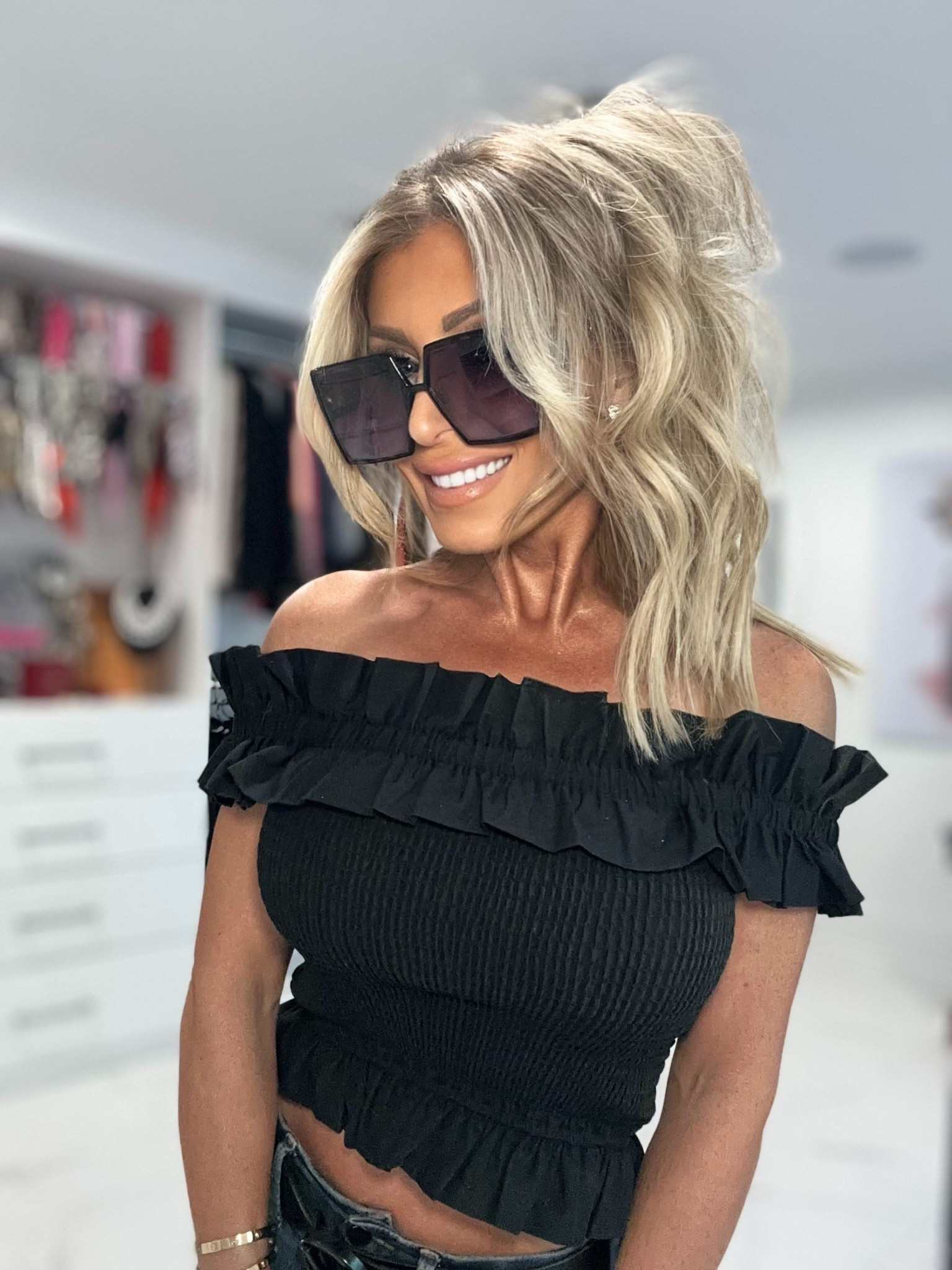 Love this top 
( wearing size xs) 

#LTKFindsUnder50 #LTKSaleAlert #LTKTravel