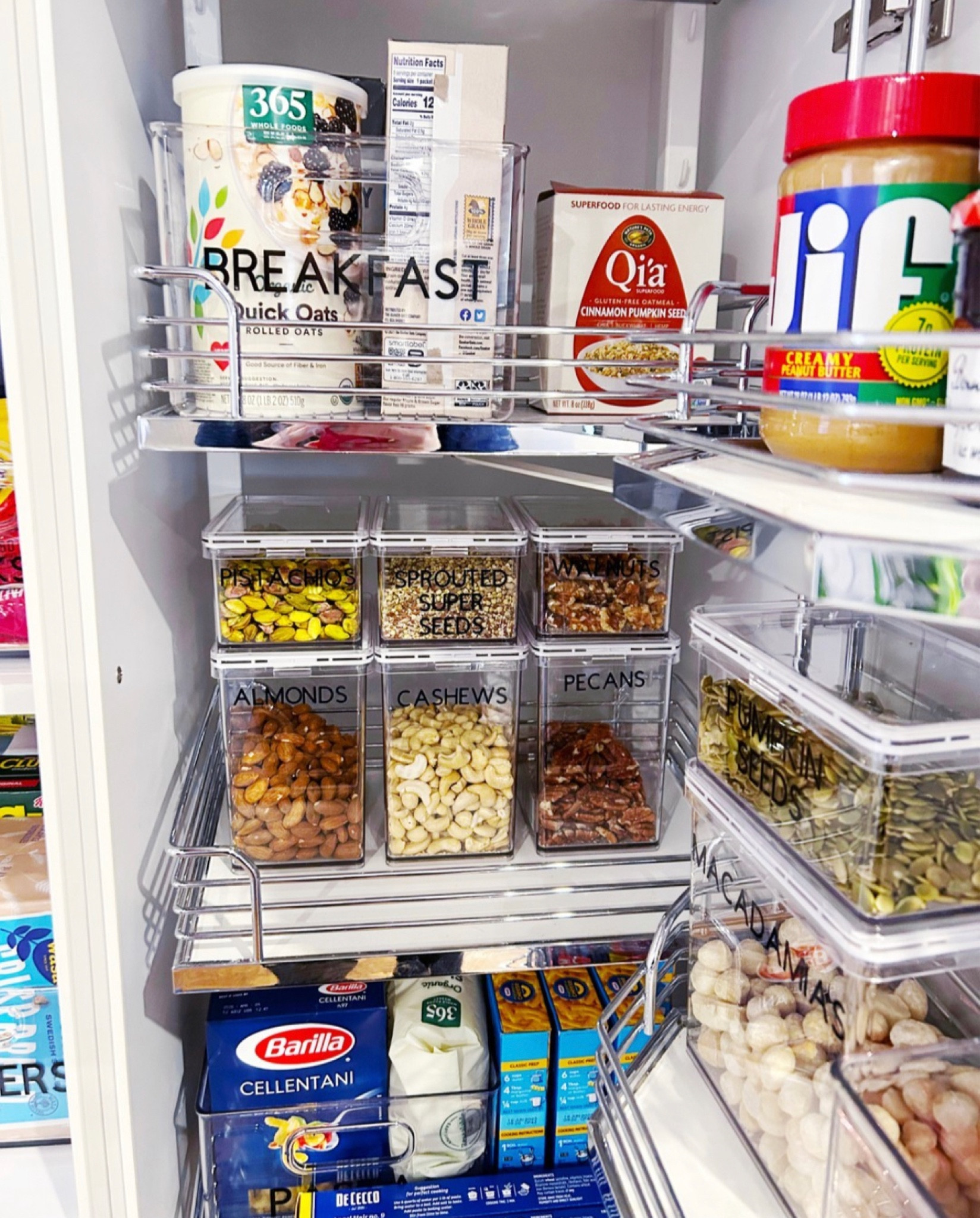 Clear bins for the win in this pantry! 

#LTKhome #LTKfamily