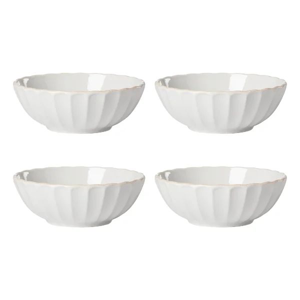 French Perle Scallop 4-Piece Bowl Set | Wayfair North America