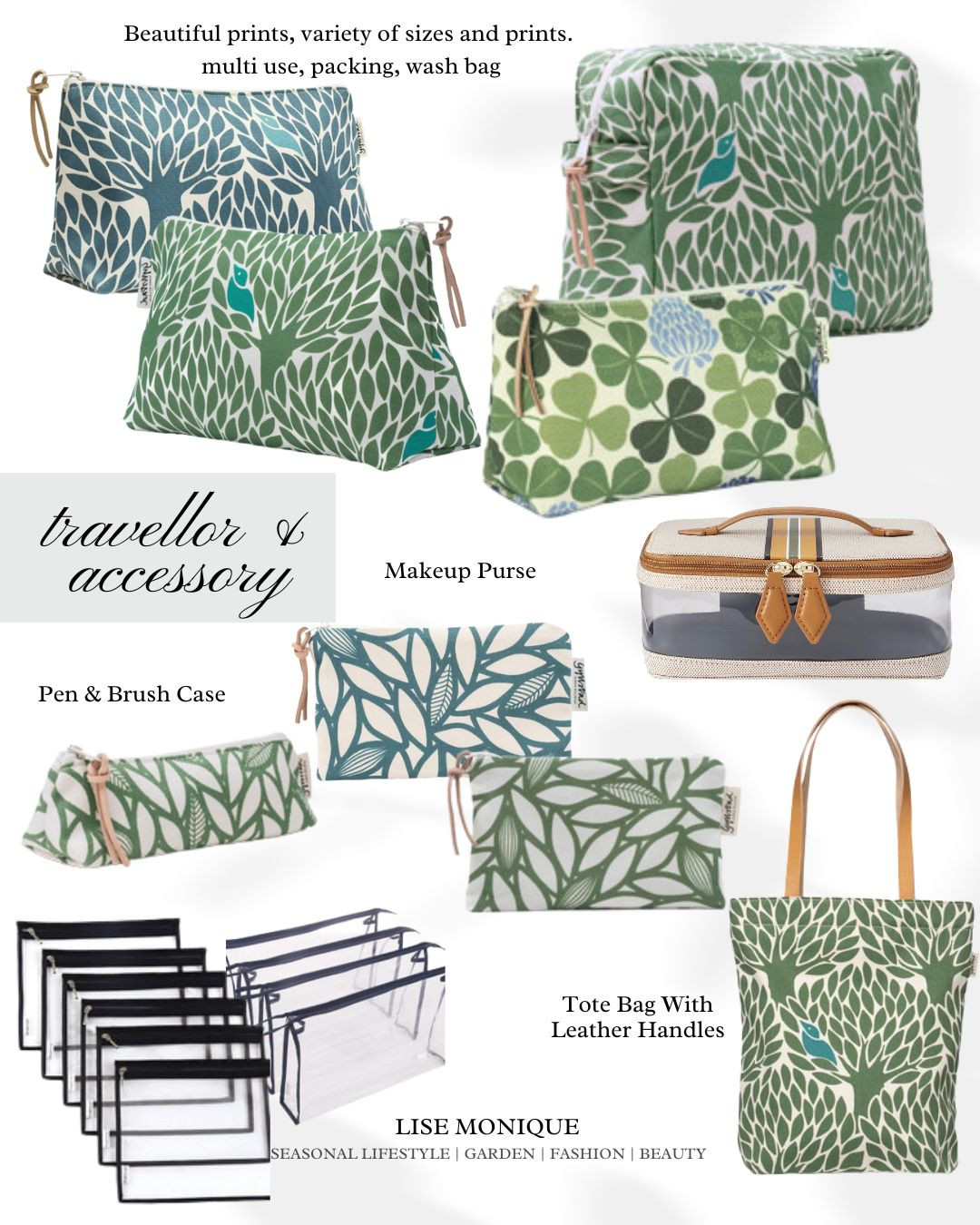 Shop the Collection

Traveller & Accessories

All travel essential you thought you needed to keep you organized for all your travelling. 😊

#travelessentials #travel #travelgram #travelaccessories #wanderlust #travelinstyle #passportcover #travelblogger #instatravel #travelgear #giftideas #giftsforher #personalised #travelbag #traveladdict #adventureawaits #travelessential #traveltips #passportholder #travelling #makeup #gifts #skincare #beauty #design #holiday #travelhacks #travelsmart #traveltheworld #wallet #luggage #iphonecharger #amazonfinds #amazontravel #amazon 

#LTKTravel #LTKFamily #LTKOver40