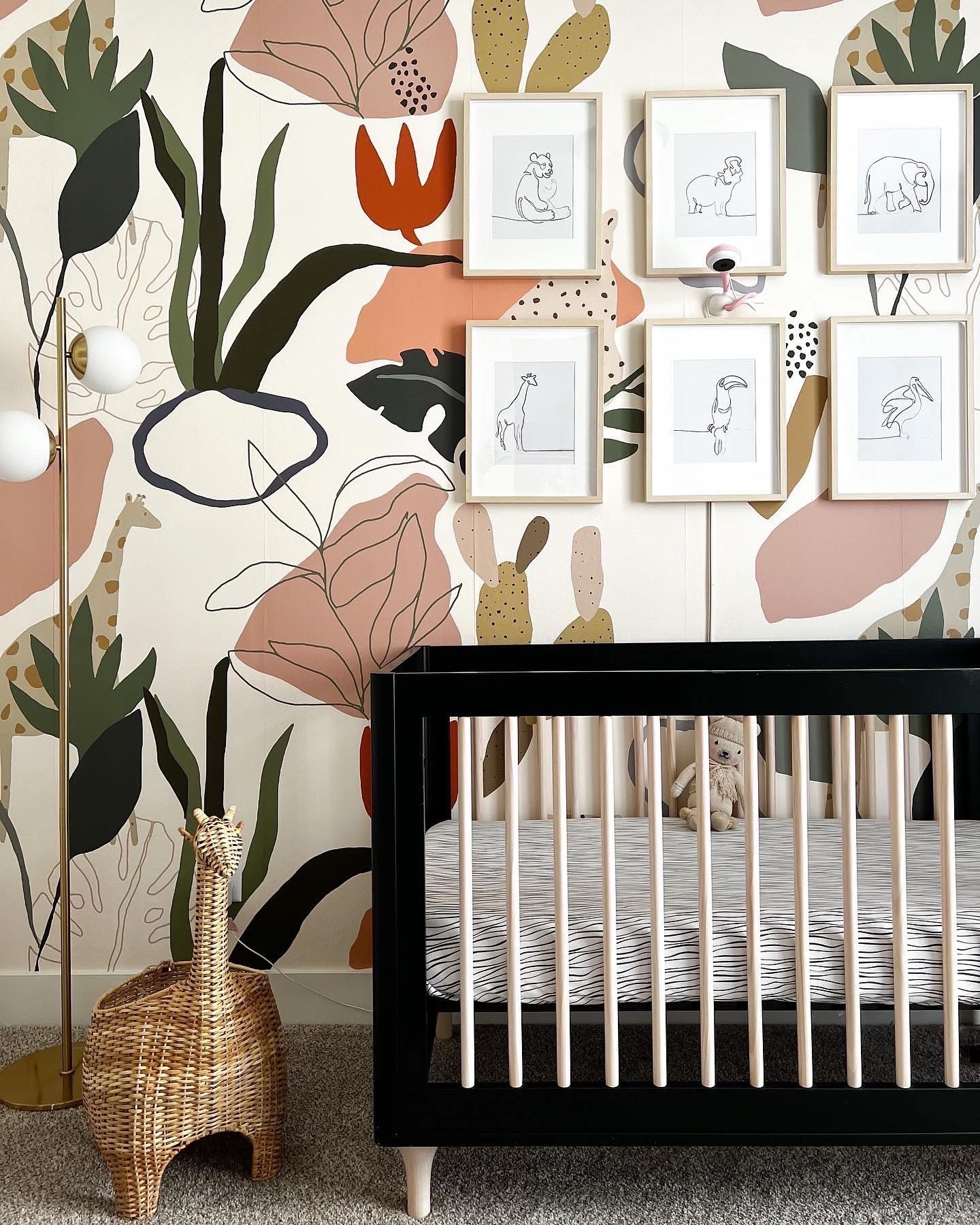 Baby girl nursery – I called this my abstract modern Safari design. Love the 3-in-1 crib so much… last four years and the toddler bed is so cute! Affordable frames from IKEA and print from Etsy 


#ltkbaby #baby #nurseryideas #crib #moderncrib #wallpaperideas #safari #homedecor 