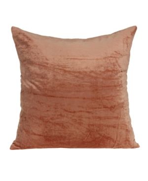 Parkland Collection Sunstone Transitional Orange Solid Pillow Cover With Down Insert | Macys (US)