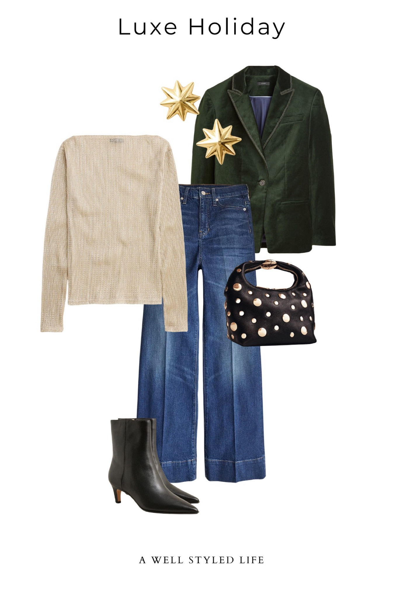 Holiday Outfit Inspo

All items from J. Crew


#Fashionover50 #LTKOver50Style  #holidayoutfit #holidaystyle #holidayshine#holidaysparkle#j.crew #velvet

#LTKOver40 #LTKStyleTip #LTKHoliday