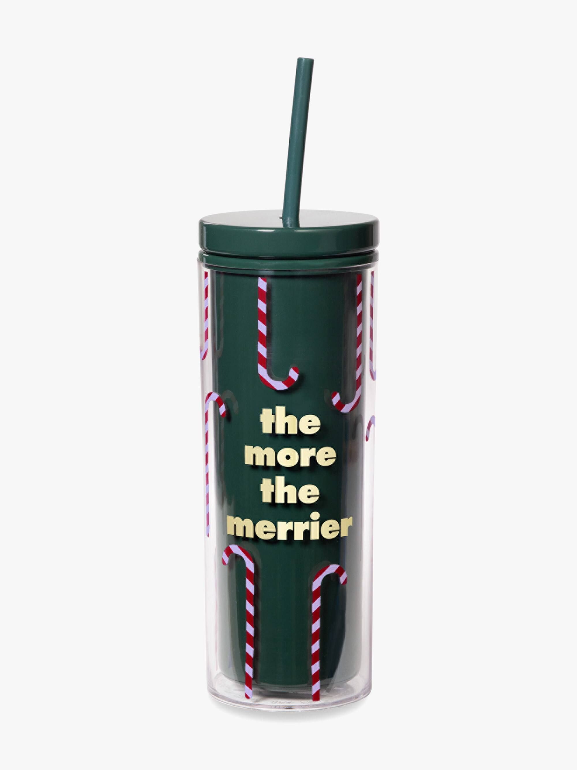 the more the merrier tumbler with straw | Kate Spade (US)