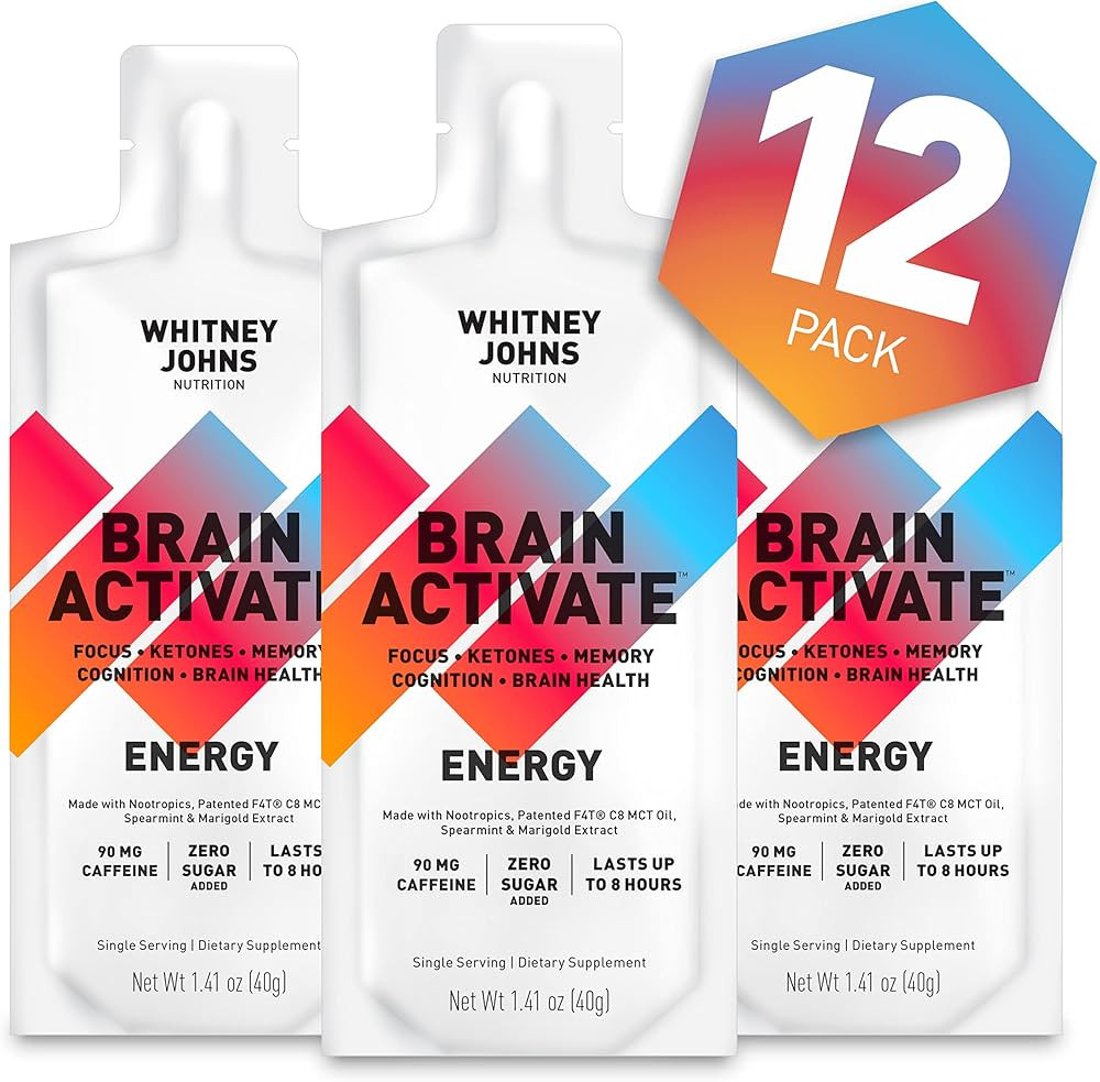 Whitney Johns - Brain Booster Gel Packs, Neuro Enhancer, Brain Supplements for Memory & Focus, Re... | Amazon (US)