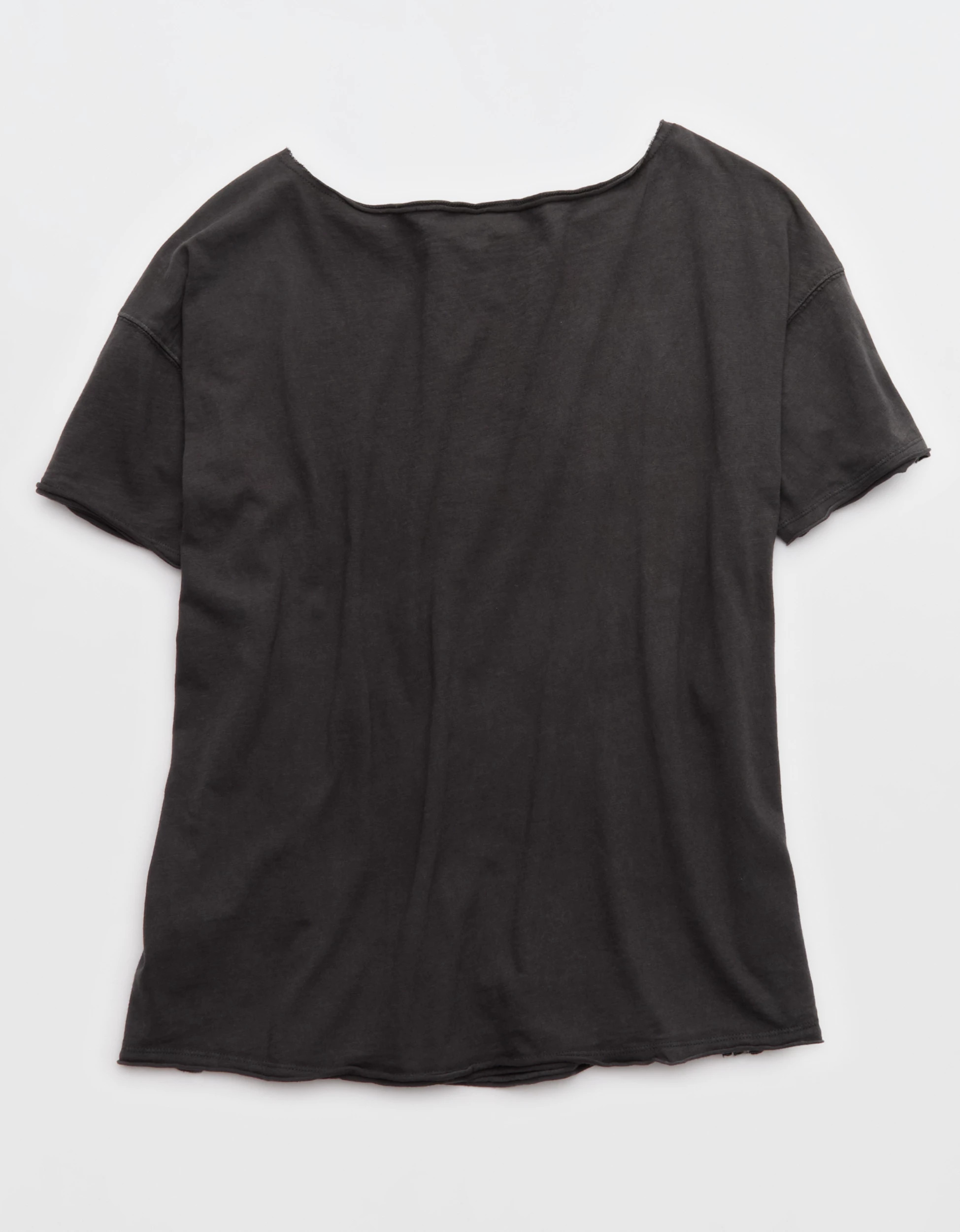 Aerie Off The Shoulder Oversized Boyfriend T-Shirt | Aerie