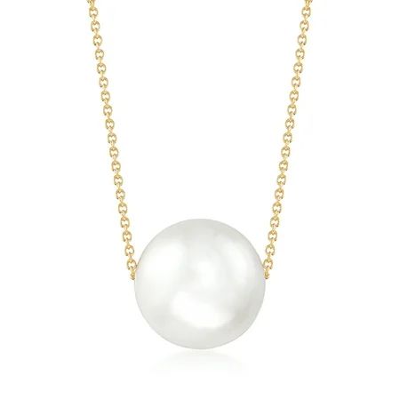 Ross-Simons 16mm Shell Pearl Solitaire Necklace in 18kt Gold Over Sterling | Walmart (US)