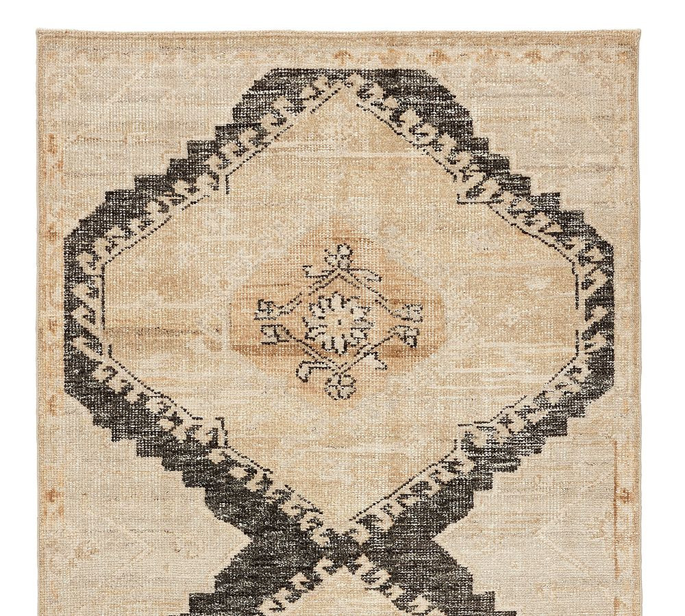Custom Demitria Hand-Knotted Wool Rug | Pottery Barn (US)