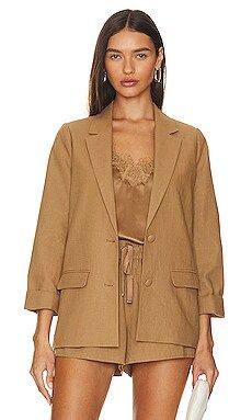 CAMI NYC Owen Blazer in Butterscotch from Revolve.com | Revolve Clothing (Global)