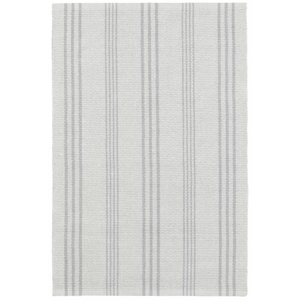 Aland Striped Handwoven Cotton Gray Area Rug | Wayfair North America