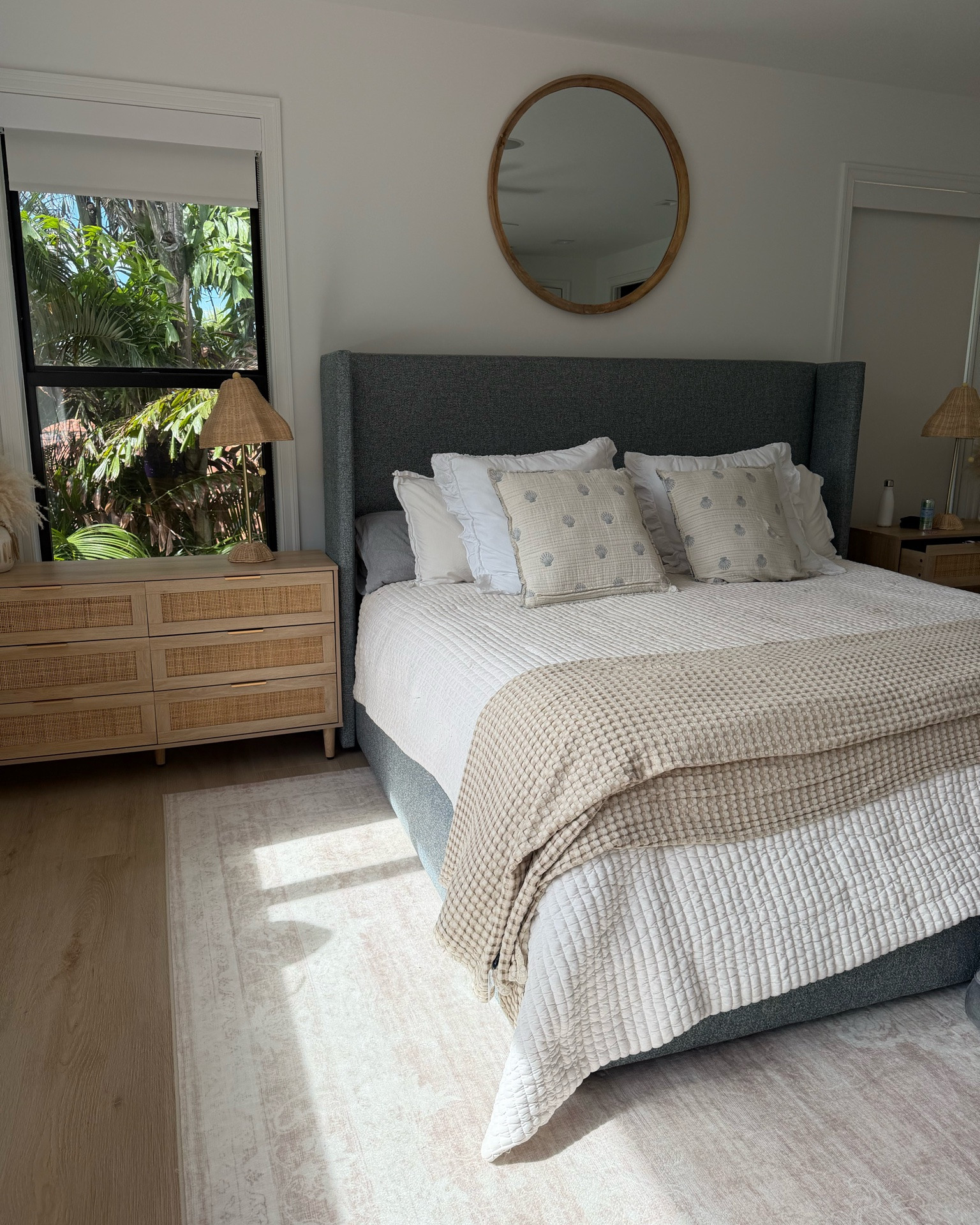 Neutral, refreshing bedroom details 😍😍 I am so happy with how it came out!

#LTKSeasonal #LTKHome #LTKmomlife
