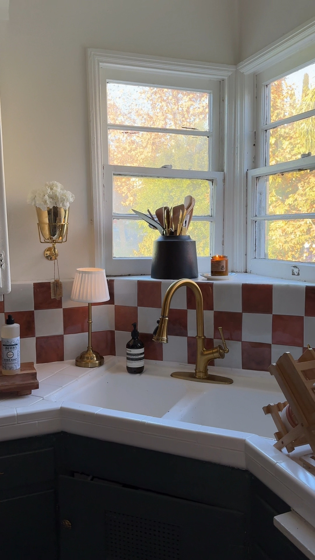 Renter friendly peel and stick backsplash tile and some of my favorite kitchen decor items ✨

#LTKHoliday #LTKHome #LTKWatchNow