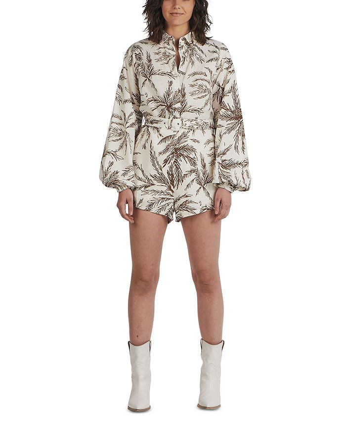 Lola Belted Romper | Macys (US)