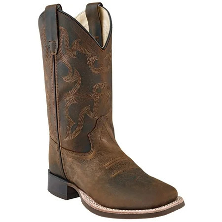 Cody James Boys Nash Distressed Western Boot Broad Square Toe - BBSC1904 12 D | Walmart (US)