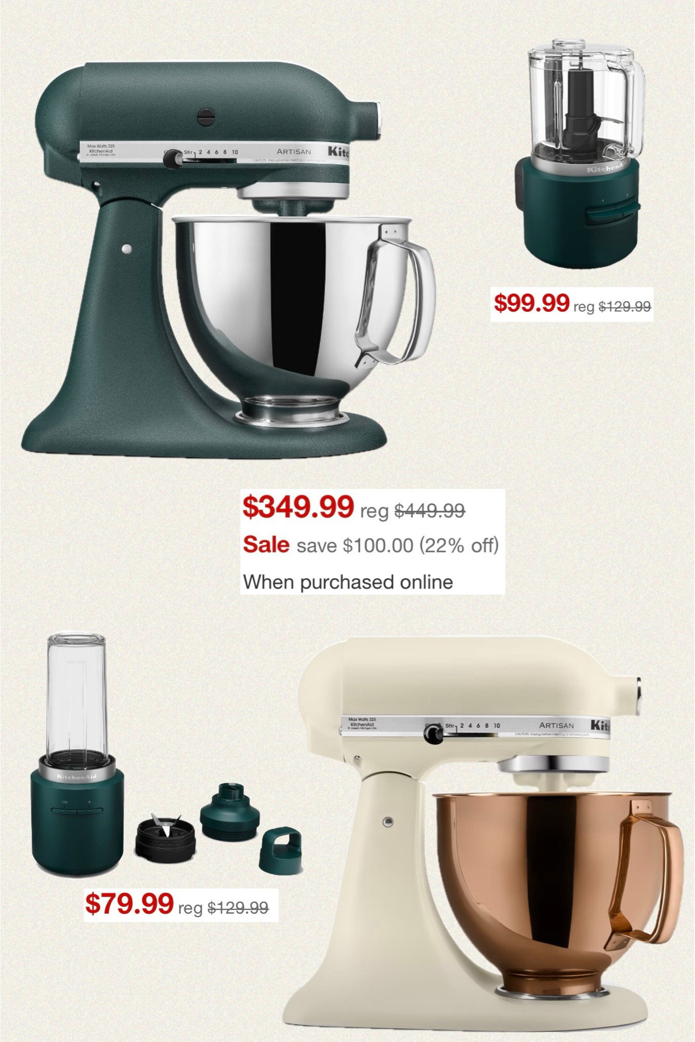 KitchenAid 5qt 10-Speed Stand Mixer with Copper Bowl Fresh Linen - Hearth & Hand™ with Magnolia on sale!! Kitchen Aid on Sale! Gift idea for mom | Gift idea for wedding gift | gift idea for wife.

KitchenAid Go Cordless Personal
Blender battery included - Hearth & Hand™ with Magnolia

#LTKxTarget

#LTKSeasonal #LTKGiftGuide #LTKWedding