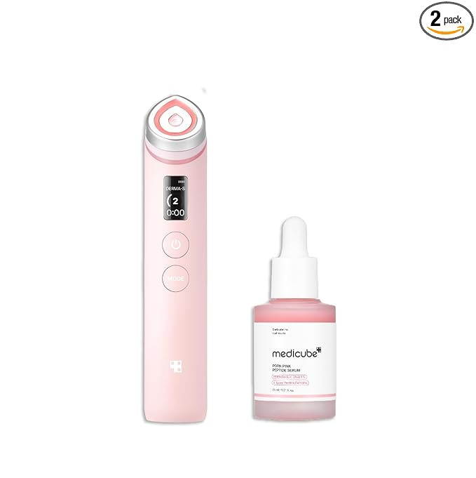 medicube Affordable Pink Routine Duo: Age-R Booster Pro Pink | 6-in-1 Real Glass Glow Beauty Mass... | Amazon (US)