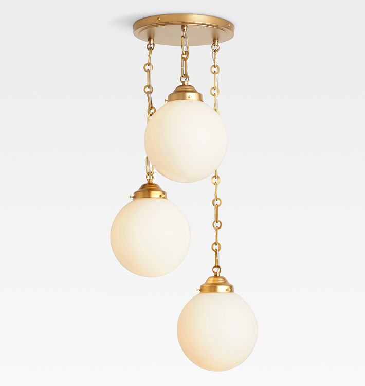 Imogen 3-Light Chandelier, 15" Width | Rejuvenation