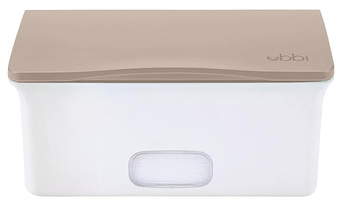 Ubbi Baby Wipes Dispenser with Weighted Plate and Secure Seal, Nursery and Baby Registry Essentia... | Amazon (US)