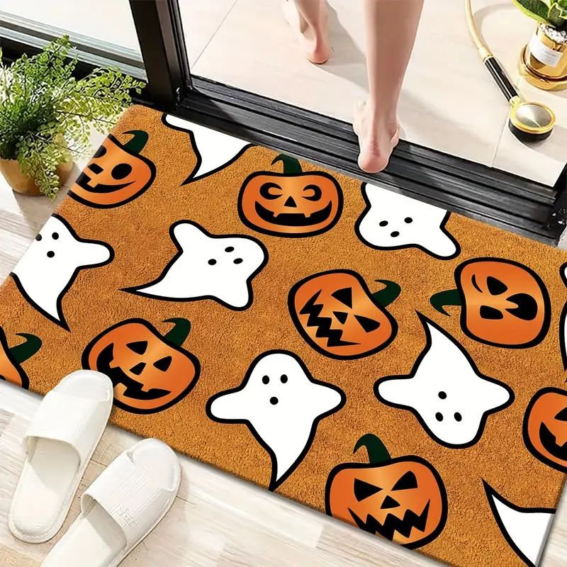 1pc Halloween Welcome Doormat - Indoor/Outdoor Gnome Pumpkin Rug for Entrance, Hallway, Bedroom, ... | Temu Affiliate Program