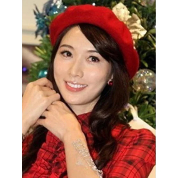 Gupgi French Style Vintage Unisex Wool Warm Plain Beret Beanie Hat Cap - Walmart.com | Walmart (US)