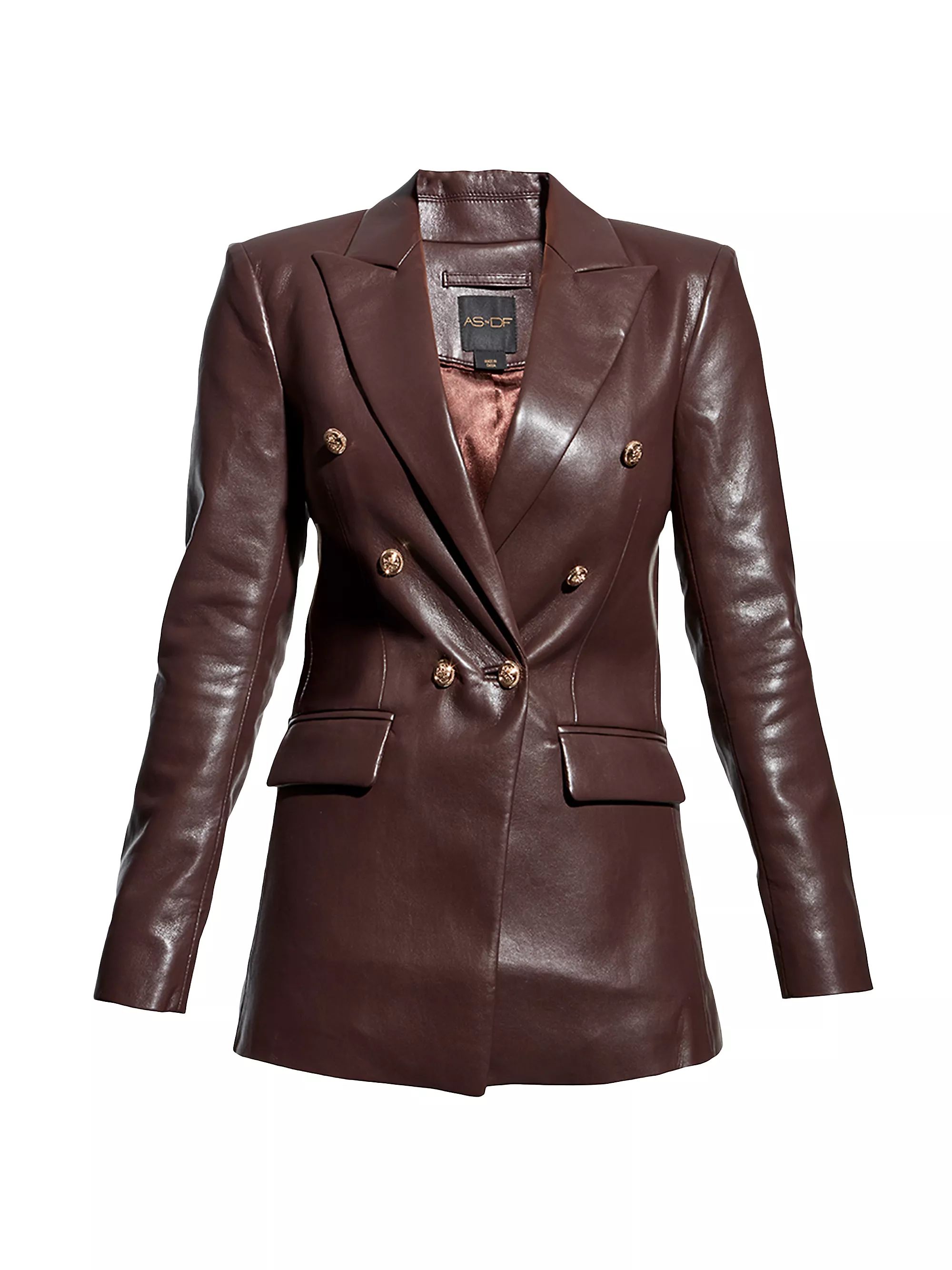 Beck Recycled Leather Blazer | Saks Fifth Avenue