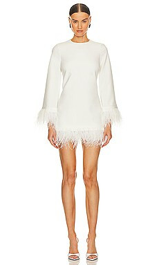 LIKELY Long Sleeve Marullo Dress in White from Revolve.com | Revolve Clothing (Global)