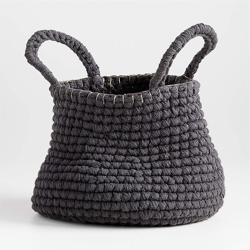 Uma Ivory Rope Basket + Reviews | Crate & Kids | Crate & Barrel