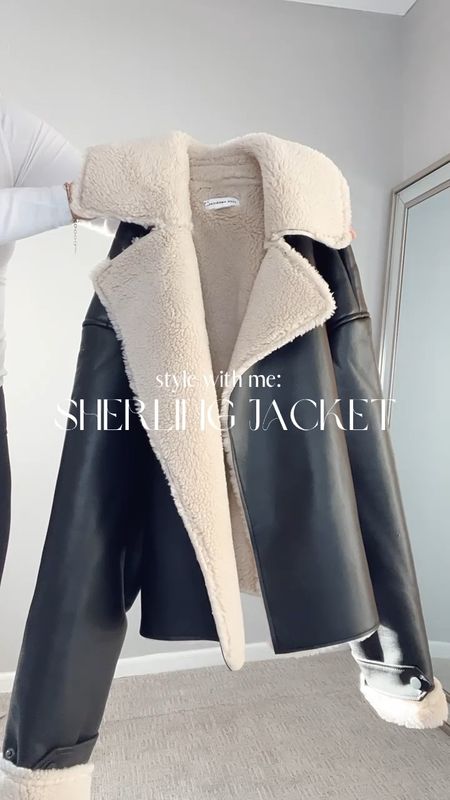 Style with me: Sherling Jacket // Upgraded my coat collection with this sherling beauty from @evereveofficial. Can’t wait to style it a few more ways! #everevepartner 

#LTKstyletip #LTKSeasonal #LTKHoliday