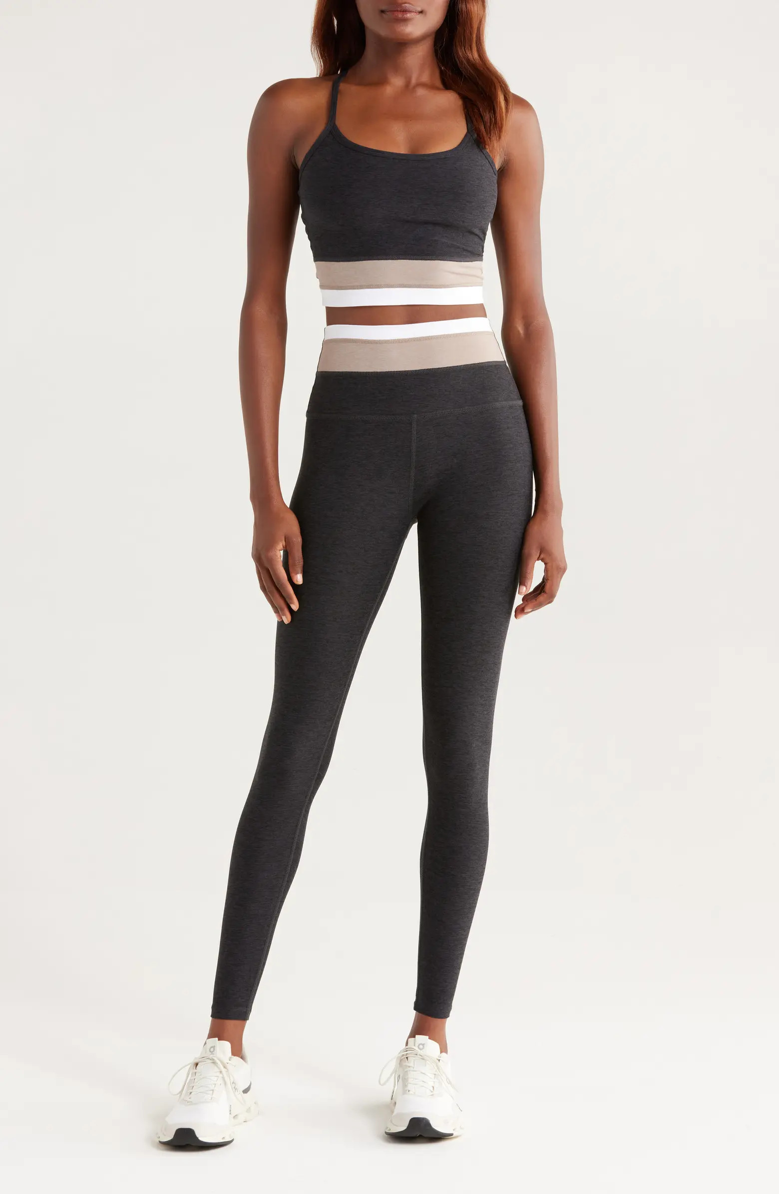 Beyond Yoga Colorblock Space Dye Crop Tank Top | Nordstrom | Nordstrom