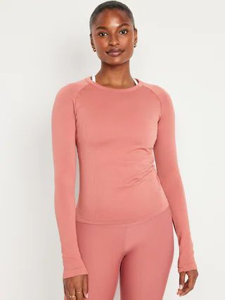 Long-Sleeve Seamless Performance Top for Women | Old Navy (US)